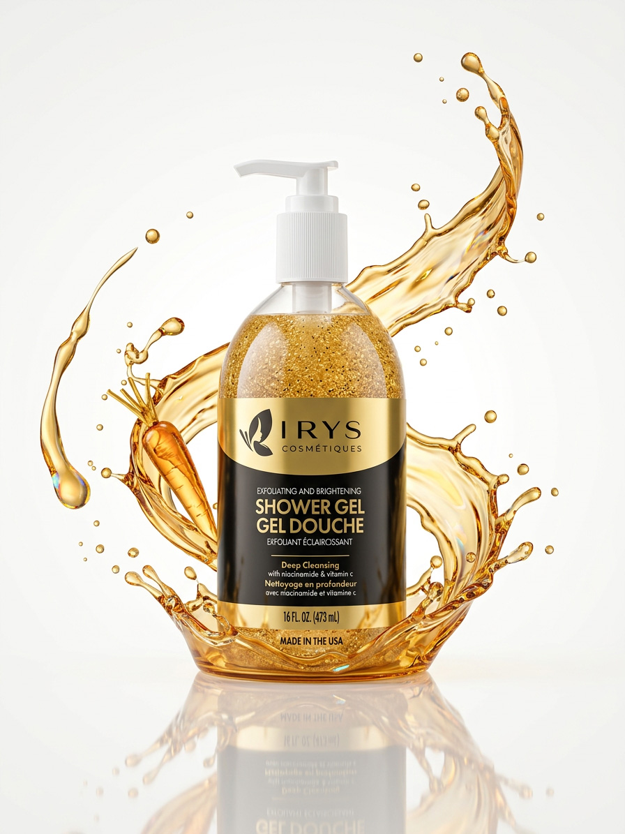 Gel douche exfoliant eclaircissant