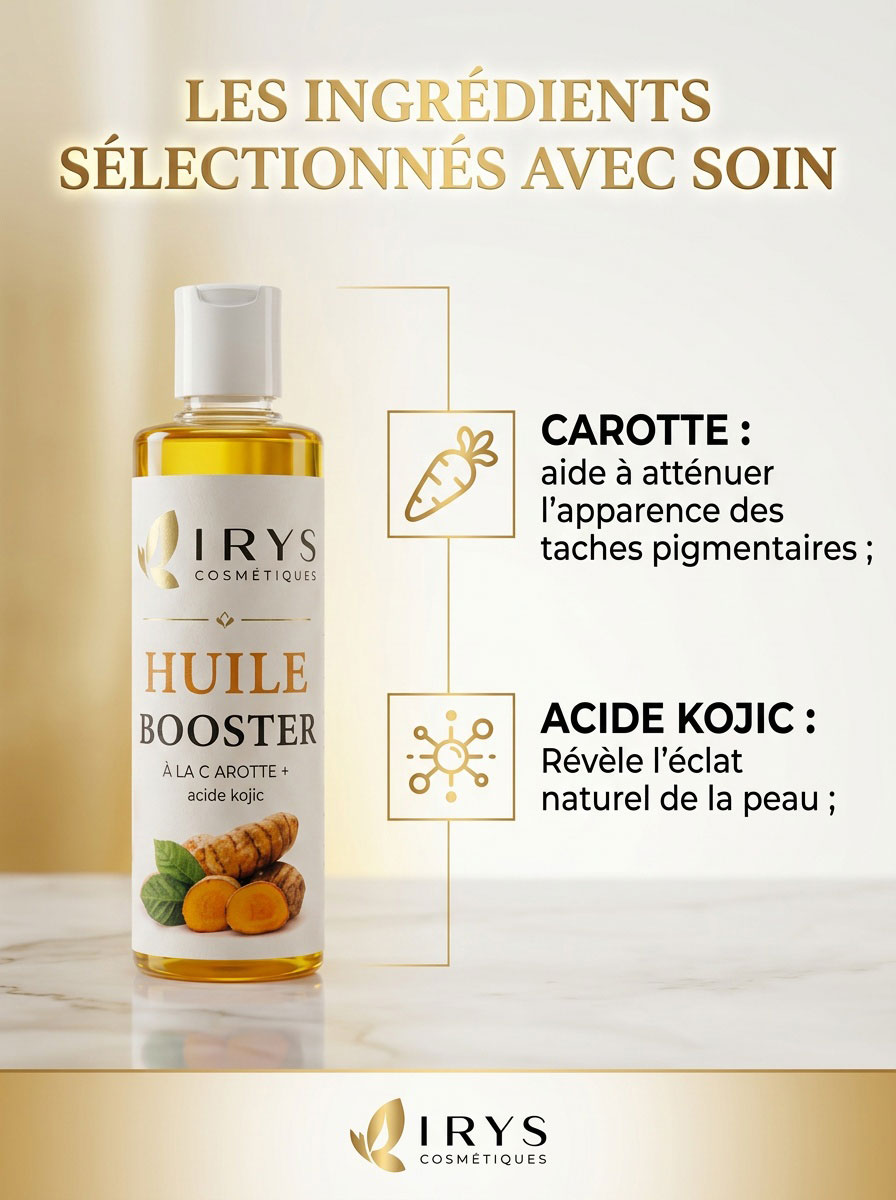 Ingrediants huile booster
